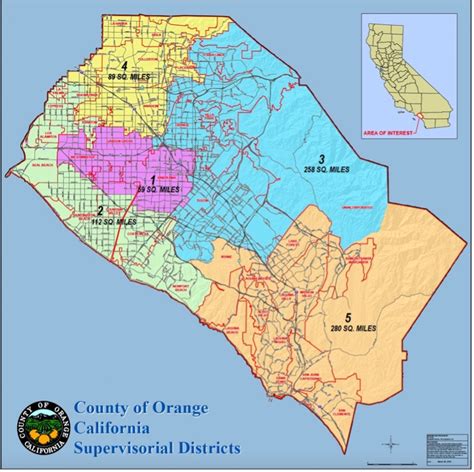 It will take between three to five business days to fulfill standard requests. . Orange county board of supervisors district map